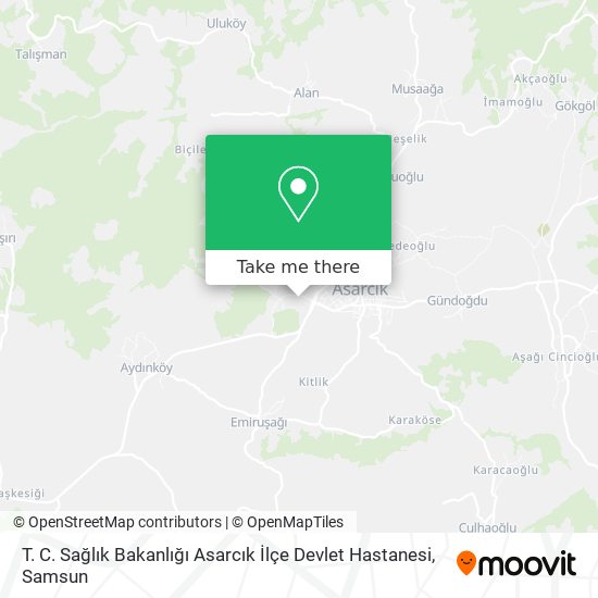 T. C. Sağlık Bakanlığı Asarcık İlçe Devlet Hastanesi map