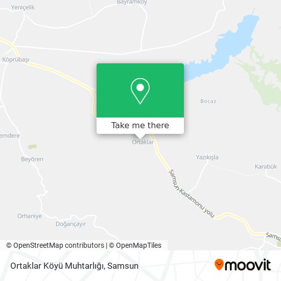 Ortaklar Köyü Muhtarlığı map