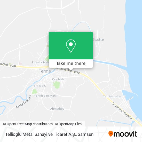 Tellioğlu Metal Sanayi ve Ticaret A.Ş. map