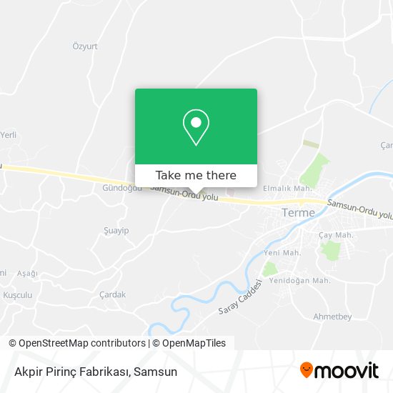 Akpir Pirinç Fabrikası map