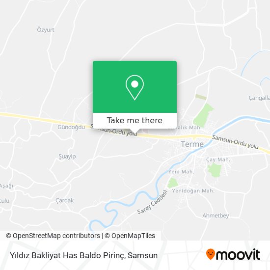 Yıldız Bakliyat Has Baldo Pirinç map