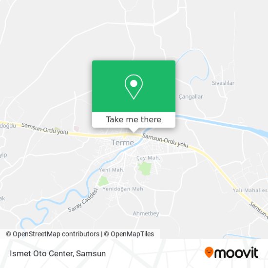 Ismet Oto Center map