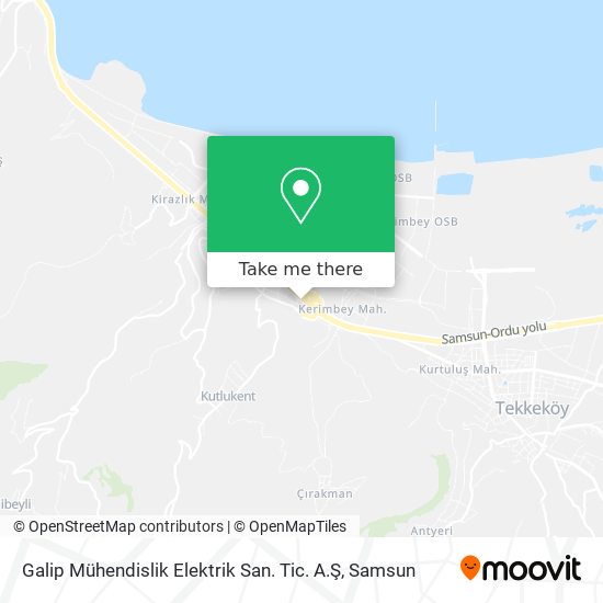 Galip Mühendislik Elektrik San. Tic. A.Ş map