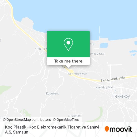 Koç Plastik -Koç Elektromekanik Ticaret ve Sanayi A.Ş map