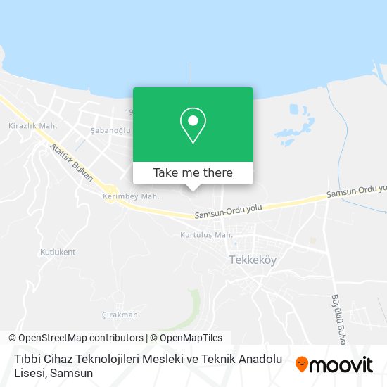 Tıbbi Cihaz Teknolojileri Mesleki ve Teknik Anadolu Lisesi map