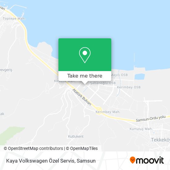 Kaya Volkswagen Özel Servis map
