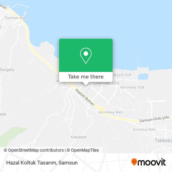 Hazal Koltuk Tasarım map