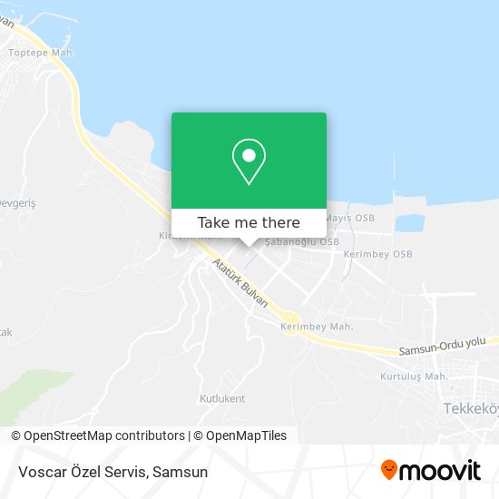 Voscar Özel Servis map