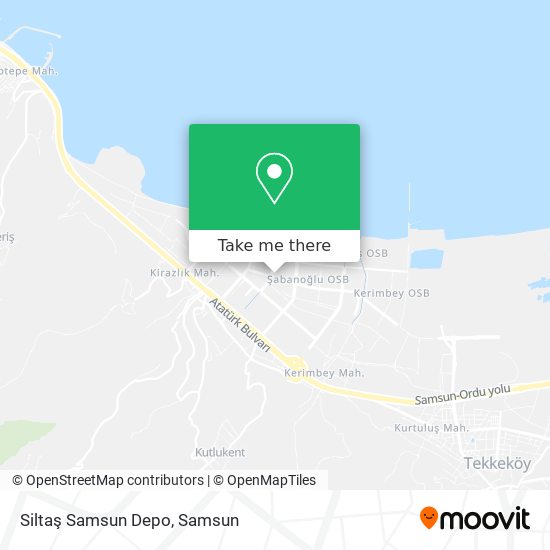 Siltaş Samsun Depo map