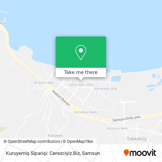 Kuruyemiş Siparişi: Cerezciyiz.Biz map