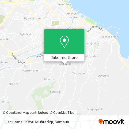 Hacı İsmail Köyü Muhtarlığı map
