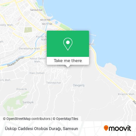Üsküp Caddesi Otobüs Durağı map