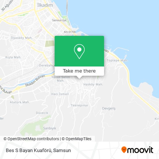 Bes S Bayan Kuaförü map