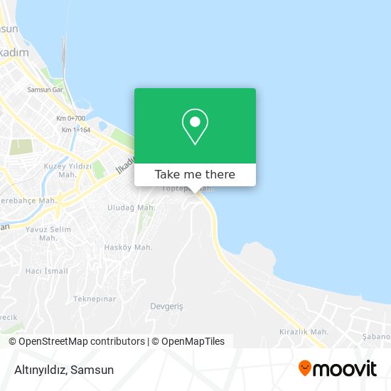 Altınyıldız map