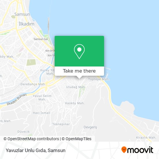 Yavuzlar Unlu Gıda map