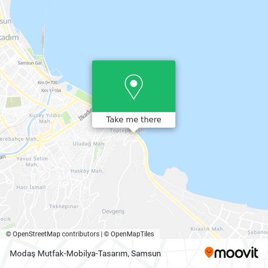 Modaş Mutfak-Mobilya-Tasarım map