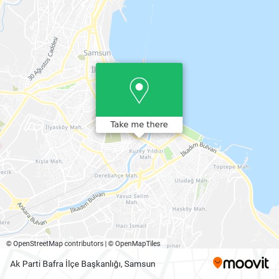 Ak Parti Bafra İlçe Başkanlığı map