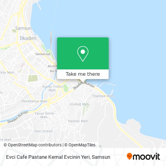 Evci Cafe Pastane Kemal Evcinin Yeri map