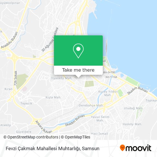 Fevzi Çakmak Mahallesi Muhtarlığı map