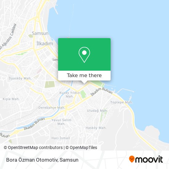 Bora Özman Otomotiv map