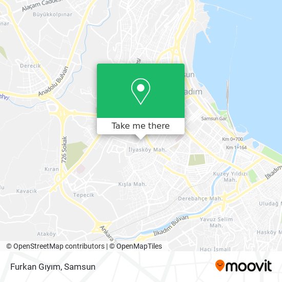 Furkan Gıyım map