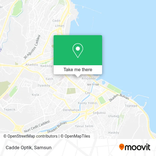 Cadde Optik map
