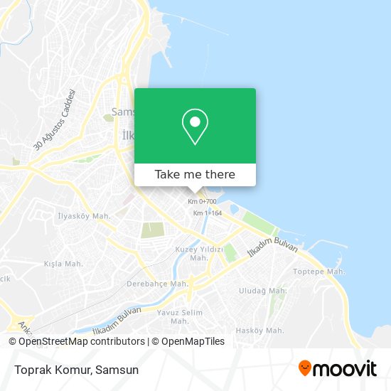 Toprak Komur map