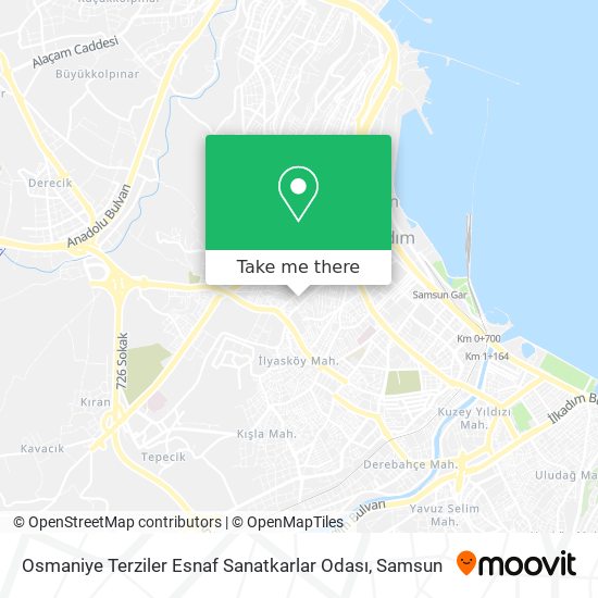 Osmaniye Terziler Esnaf Sanatkarlar Odası map