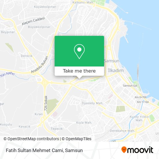 Fatih Sultan Mehmet Cami map