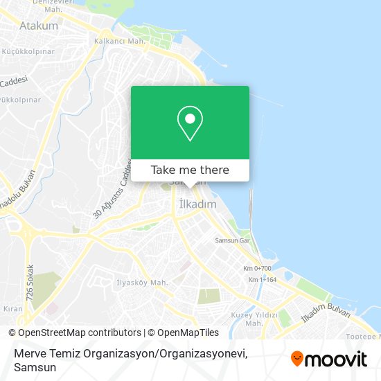 Merve Temiz Organizasyon / Organizasyonevi map