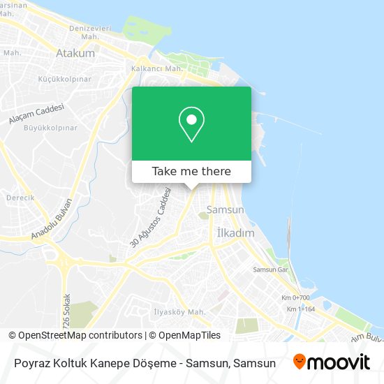 Poyraz Koltuk Kanepe Döşeme - Samsun map