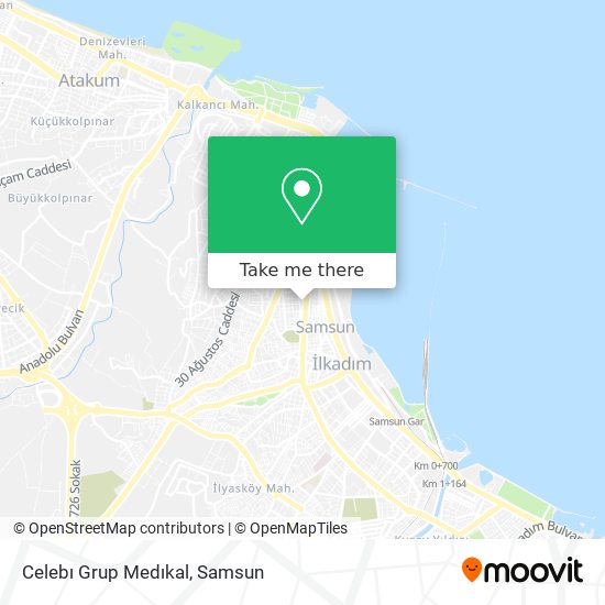 Celebı Grup Medıkal map