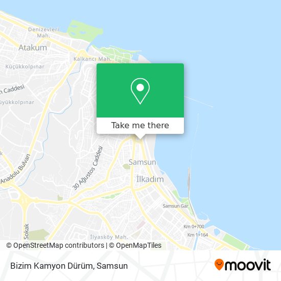 Bizim Kamyon Dürüm map