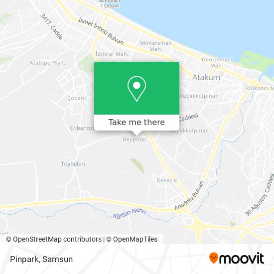 Pinpark map