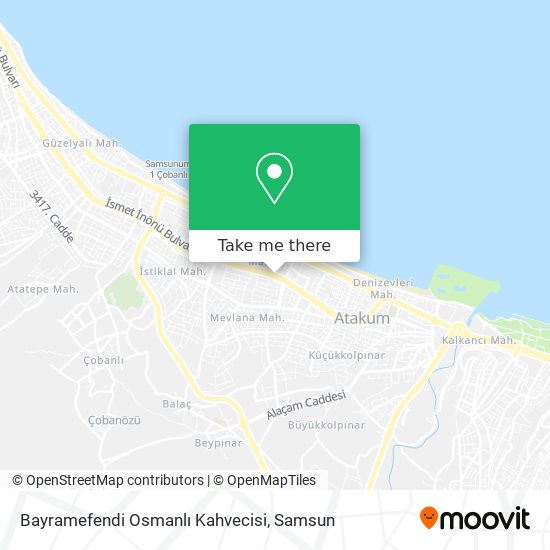 Bayramefendi Osmanlı Kahvecisi map