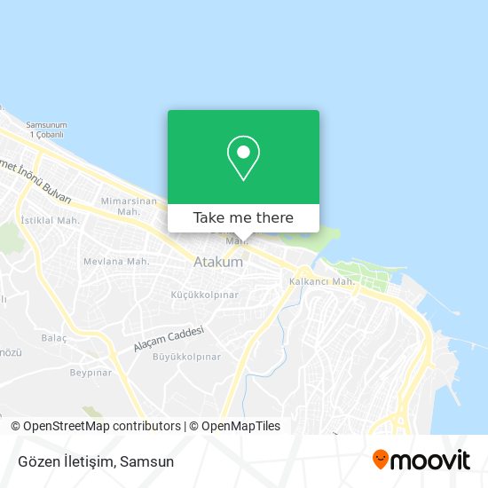 Gözen İletişim map