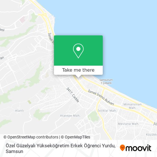 Özel Güzelyalı Yükseköğretim Erkek Öğrenci Yurdu map