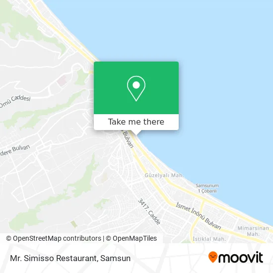 Mr. Simisso Restaurant map