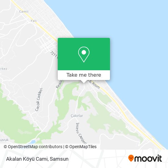 Akalan Köyü Cami map
