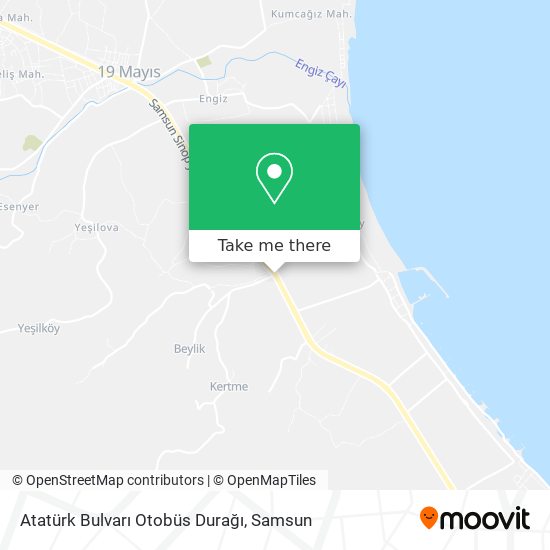 Atatürk Bulvarı Otobüs Durağı map