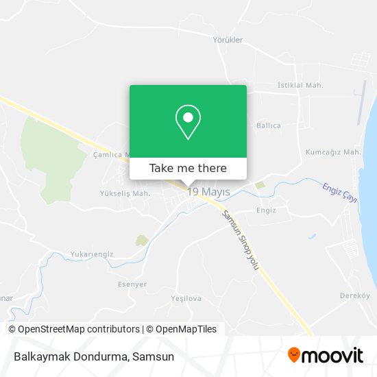 Balkaymak Dondurma map