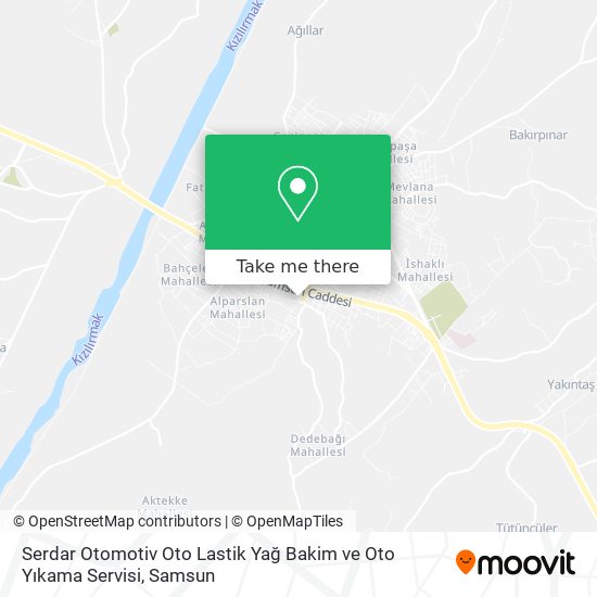 Serdar Otomotiv Oto Lastik Yağ Bakim ve Oto Yıkama Servisi map