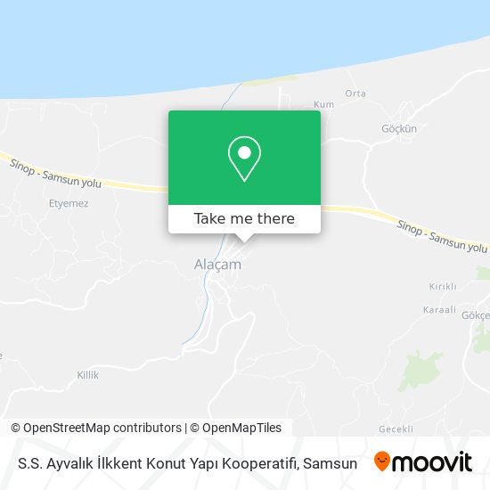 S.S. Ayvalık İlkkent Konut Yapı Kooperatifi map