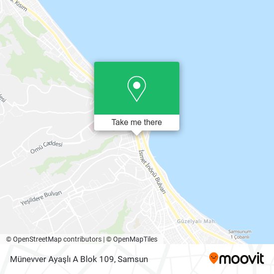 Münevver Ayaşlı A Blok 109 map