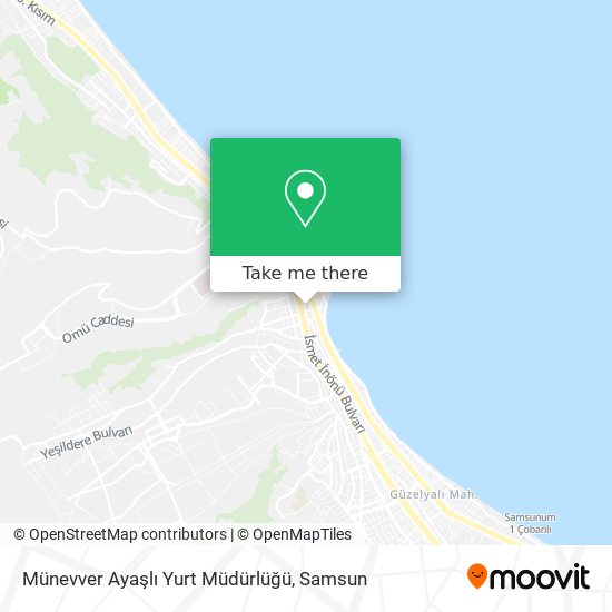Münevver Ayaşlı Yurt Müdürlüğü map