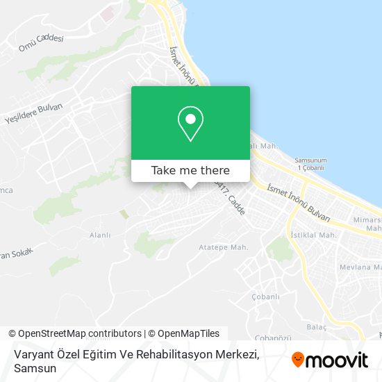 Varyant Özel Eğitim Ve Rehabilitasyon Merkezi map