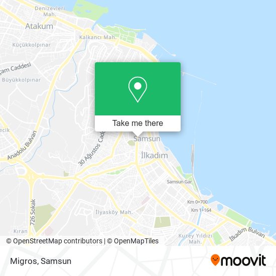 Migros map