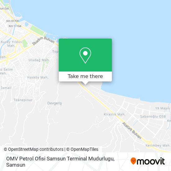 OMV Petrol Ofisi Samsun Terminal Mudurlugu map