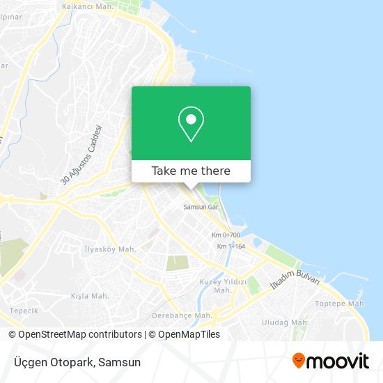 Üçgen Otopark map