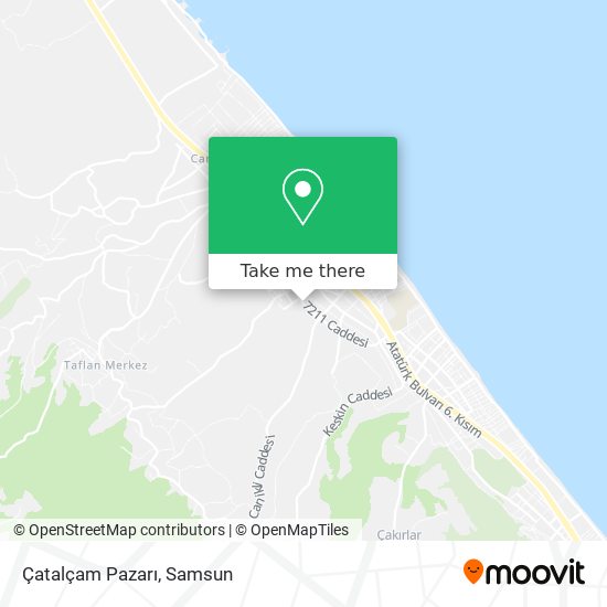 Çatalçam Pazarı map